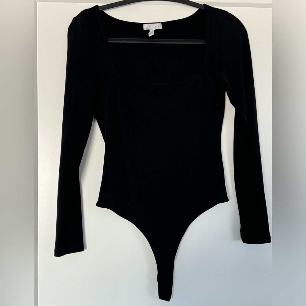 Leith lightly worn black body suit